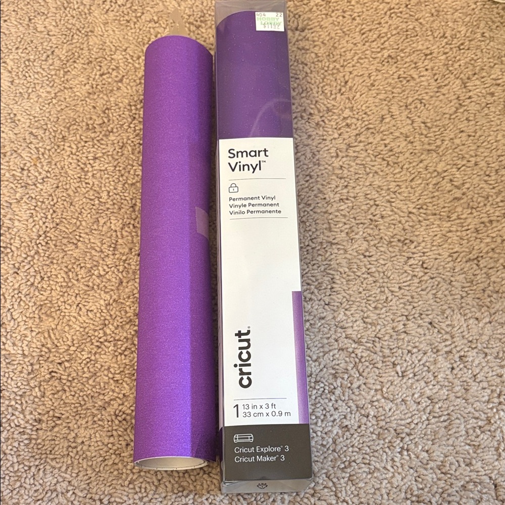 Cricut Permanent Shimmer Vinyl Roll — Metallic Purple